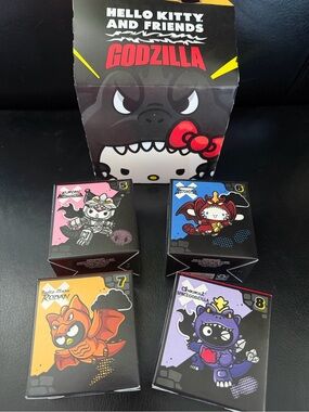 5 6 7 8 McDonalds kuromi Cinnamoroll badtz chococat happy meal kitty Godzilla